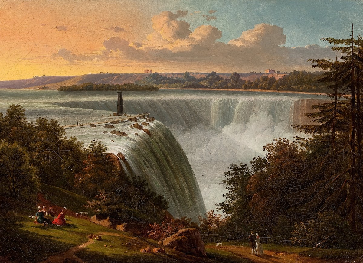 Niagara Falls circa 1850