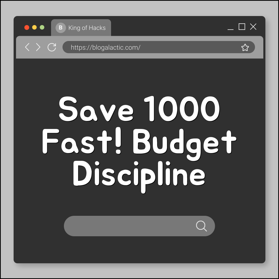 How to save $1000 fast (budgeting, discipline, automation)