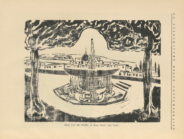 Nele van de Velde  Il Monte Pincio 1931