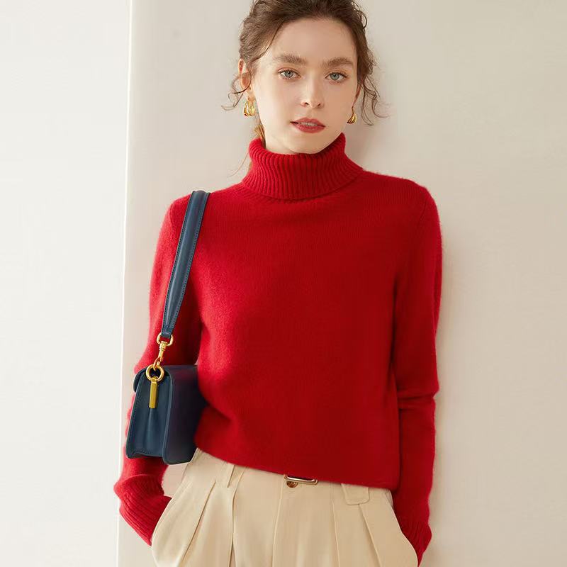 Women's Cashmere Turtleneck Sweater