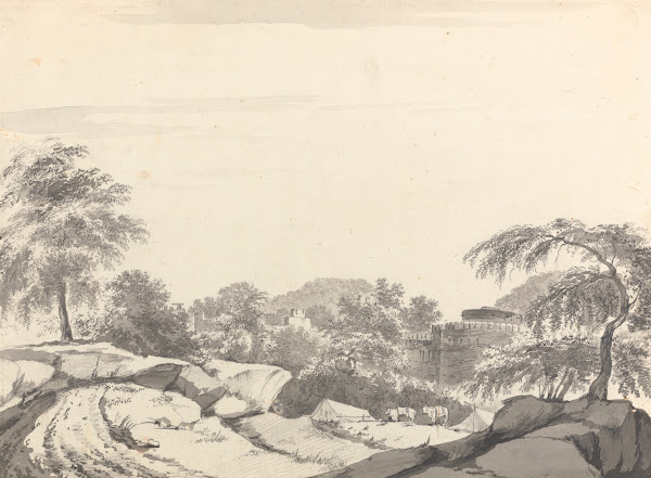 Original Drawings For Choix De Vues De LInde And Others Pl24 1780 1788