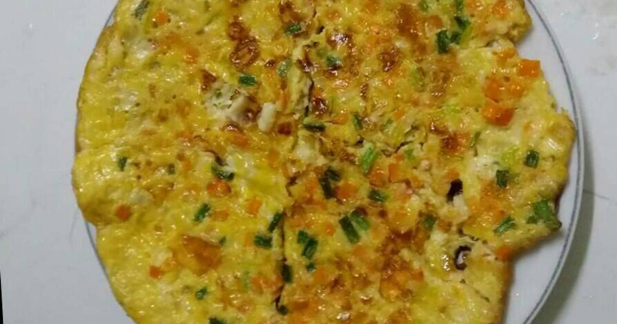 Trứng chiên rau củ sốt Mayonaise