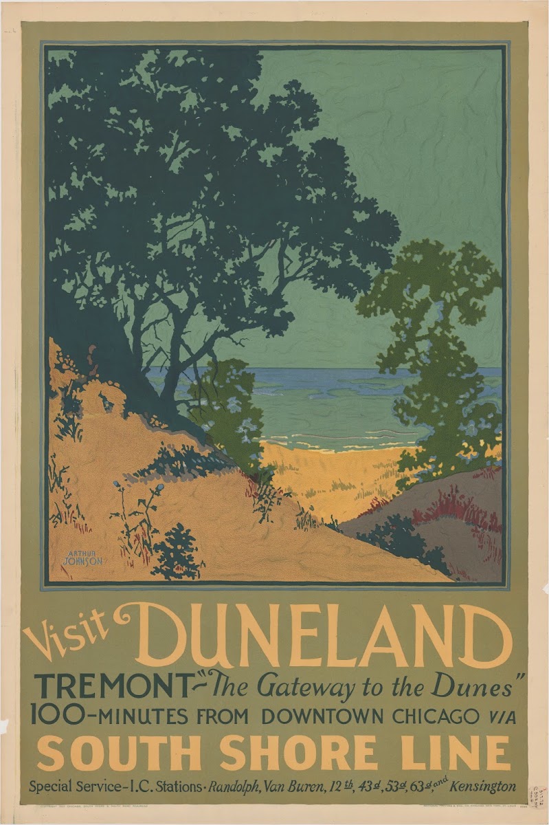 Visit Duneland 100 Minutes From Downtown Chicago Via South Shore Line 1925