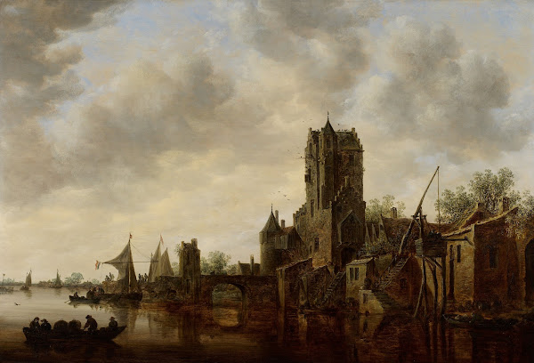 River Landscape with the Pellecussen Gate near Utrecht 1648