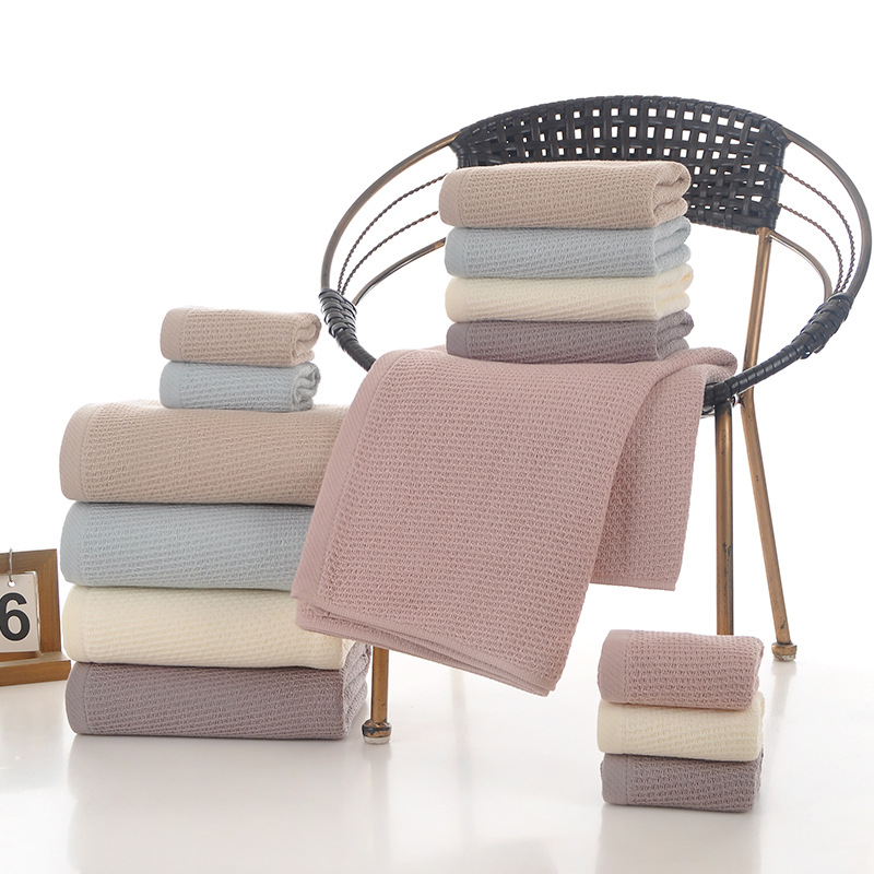 Cotton towel set, 3-piece