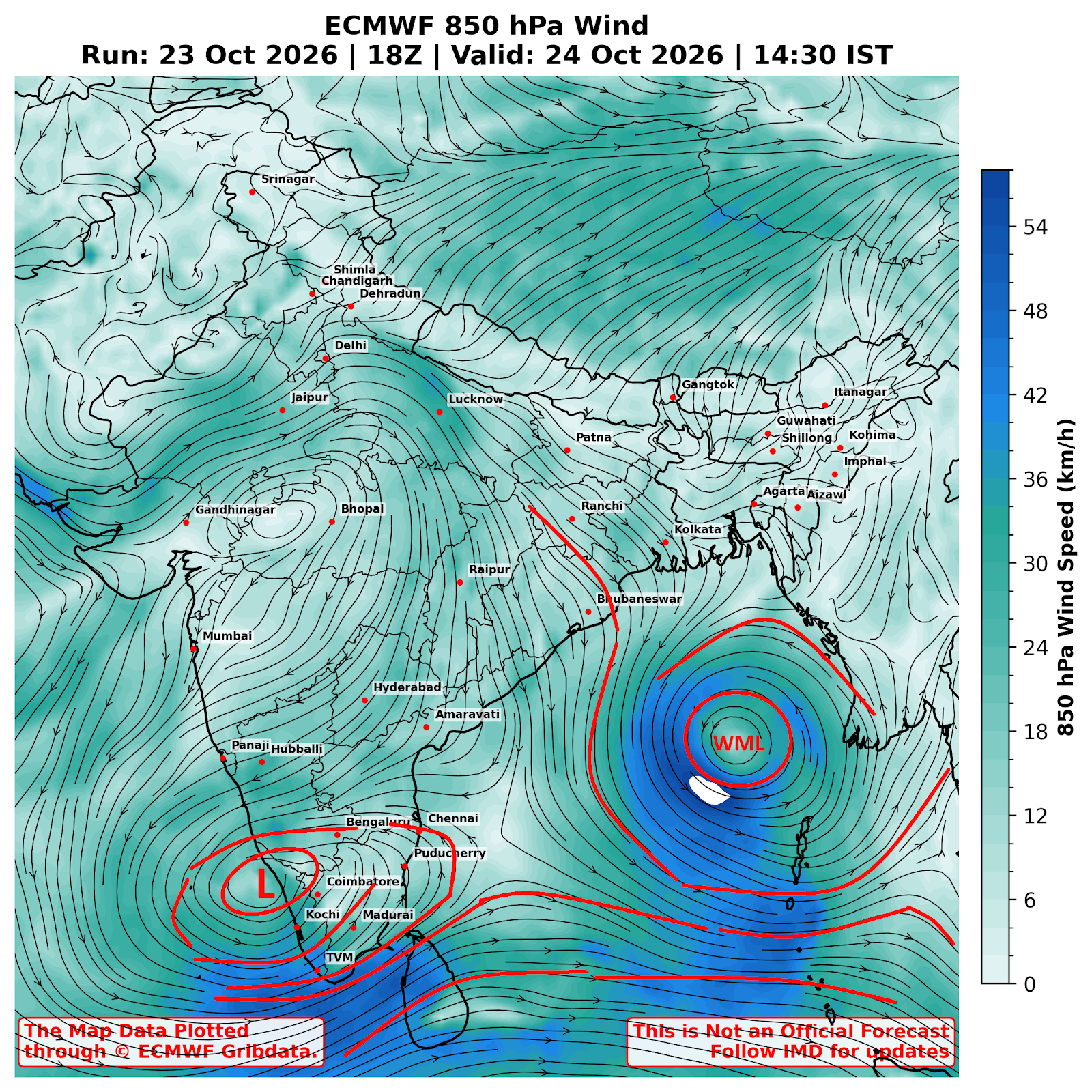 North India / Wind - MasRainMan Weather