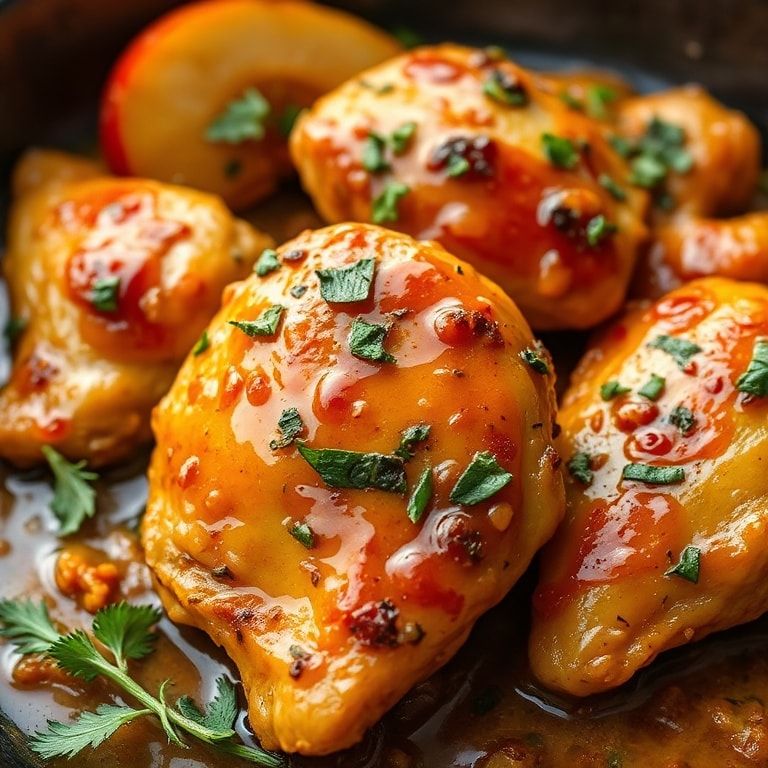 Sweet and Spicy Jalapeno Peach Chicken in One Pan! – Quick, Homemade & Delicious finished