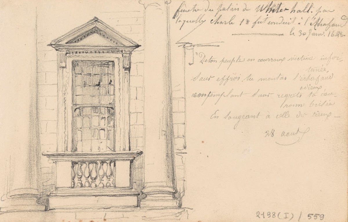 Window of White Hall Palace Through which Charles I was Led to the Scaffold on 3