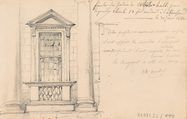 Window of White Hall Palace Through which Charles I was Led to the Scaffold on 3
