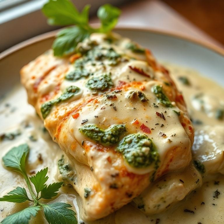 Creamy Pesto Chicken (Easy 30-Minute Recipe) – One-Skillet Comfort finished