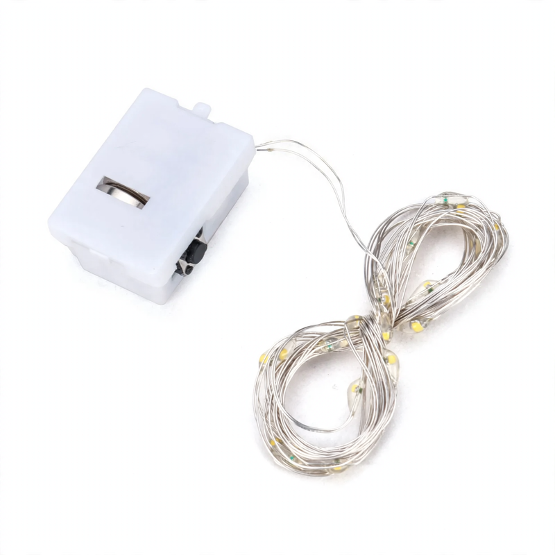Kompakte LED-Lichterkette mit Batteriebetrieb