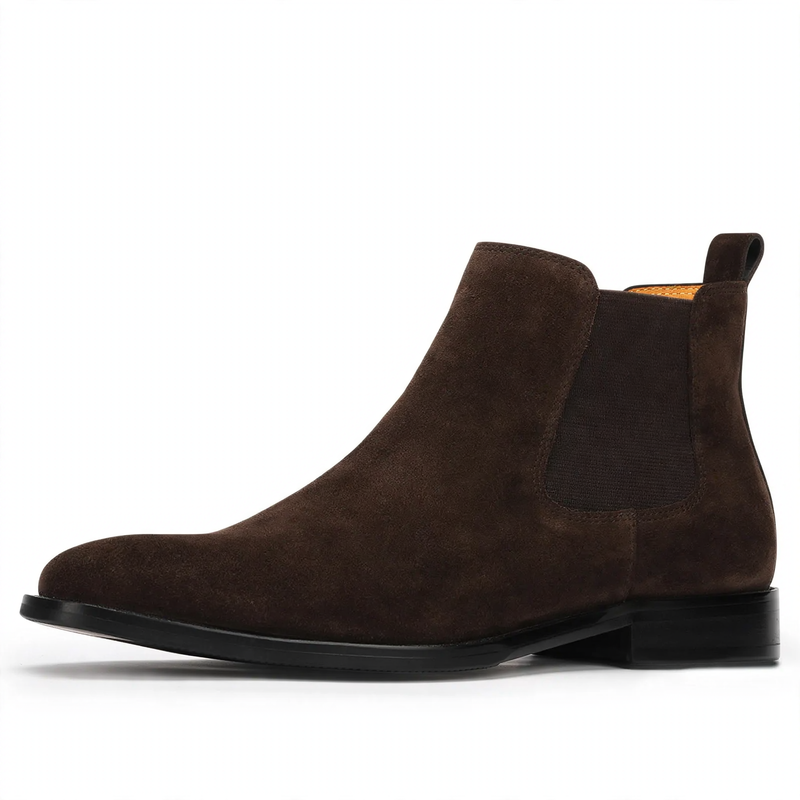 Chelsea-Stiefel für Herren aus echtem Leder