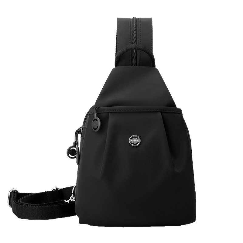Compact Backpack with Theft Protection, Oxford Fabric