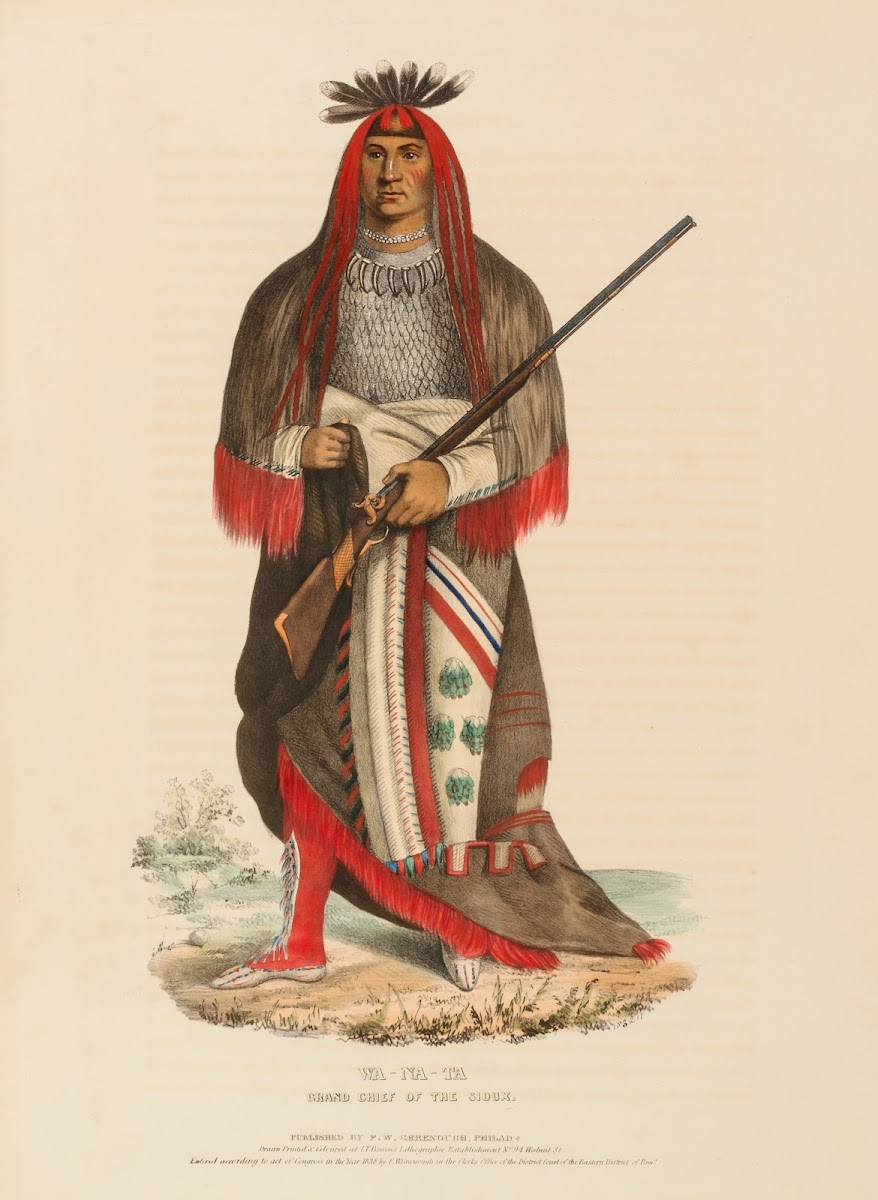 Wa Na Ta Grand Chief Of The Sioux 1838