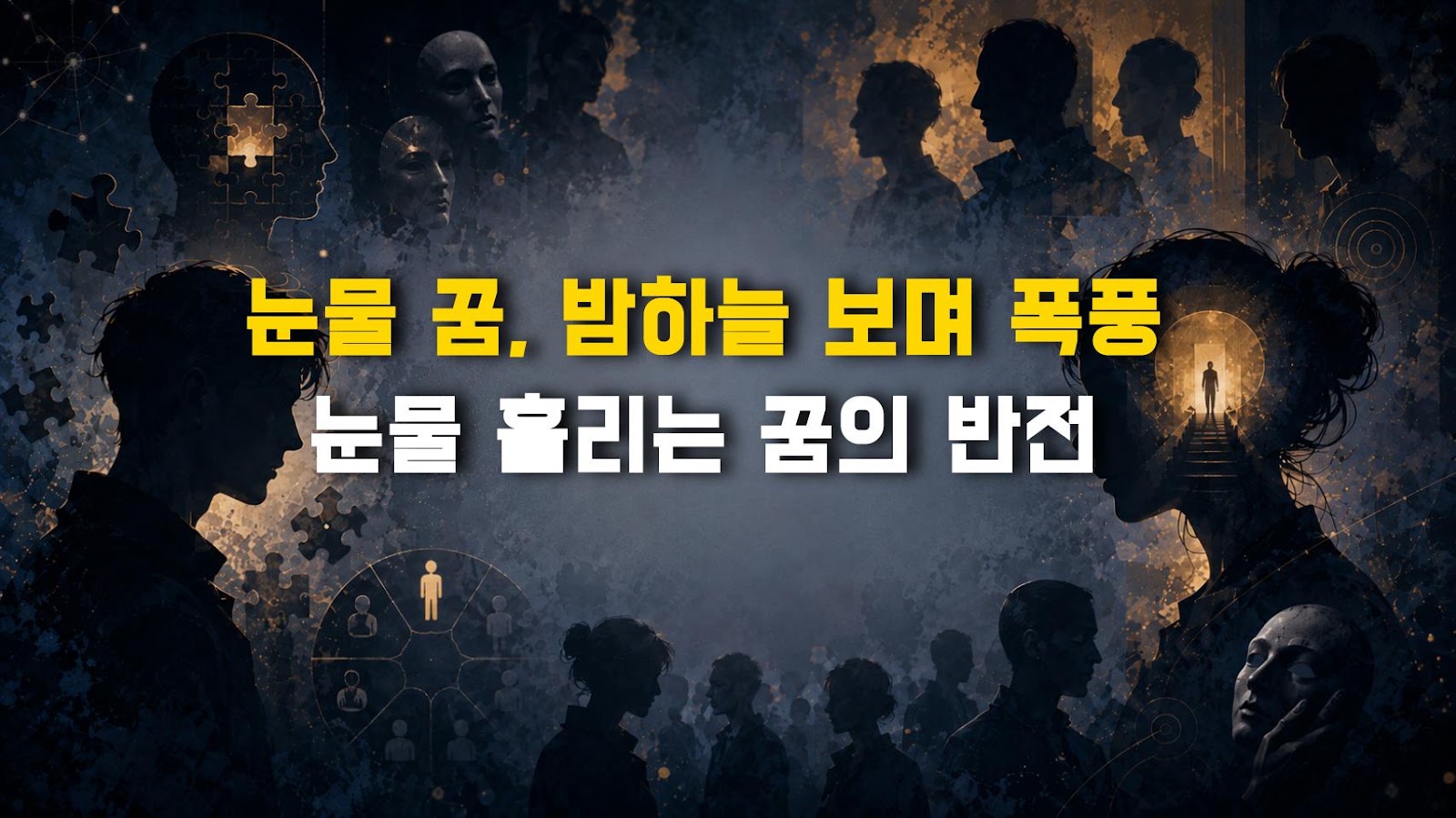 눈물 꿈, 밤하늘 보며 폭풍 눈물 흘리는 꿈의 반전