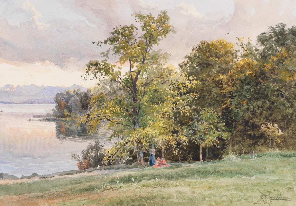Landschaft am Starnberger See 1890