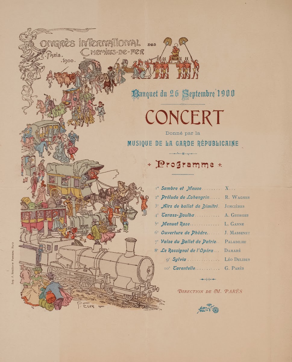 Banquet Du 26 Septembre 1900