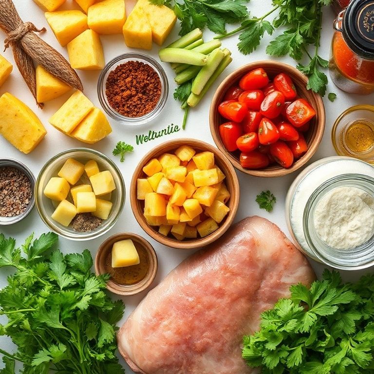 Ingredients for Sweet and Spicy Pineapple Chipotle Salsa to Liven Up Dishes: Easy 20-Minute Flavor Bomb