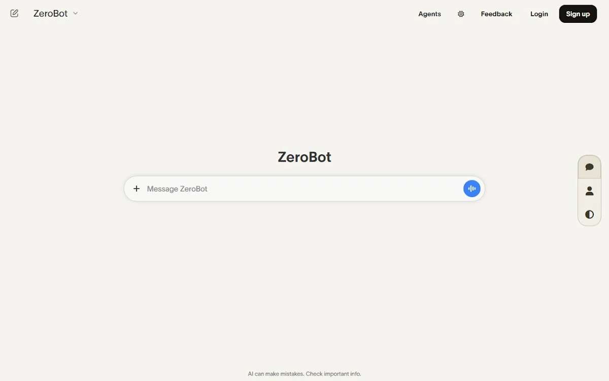 Captura de ZeroBot