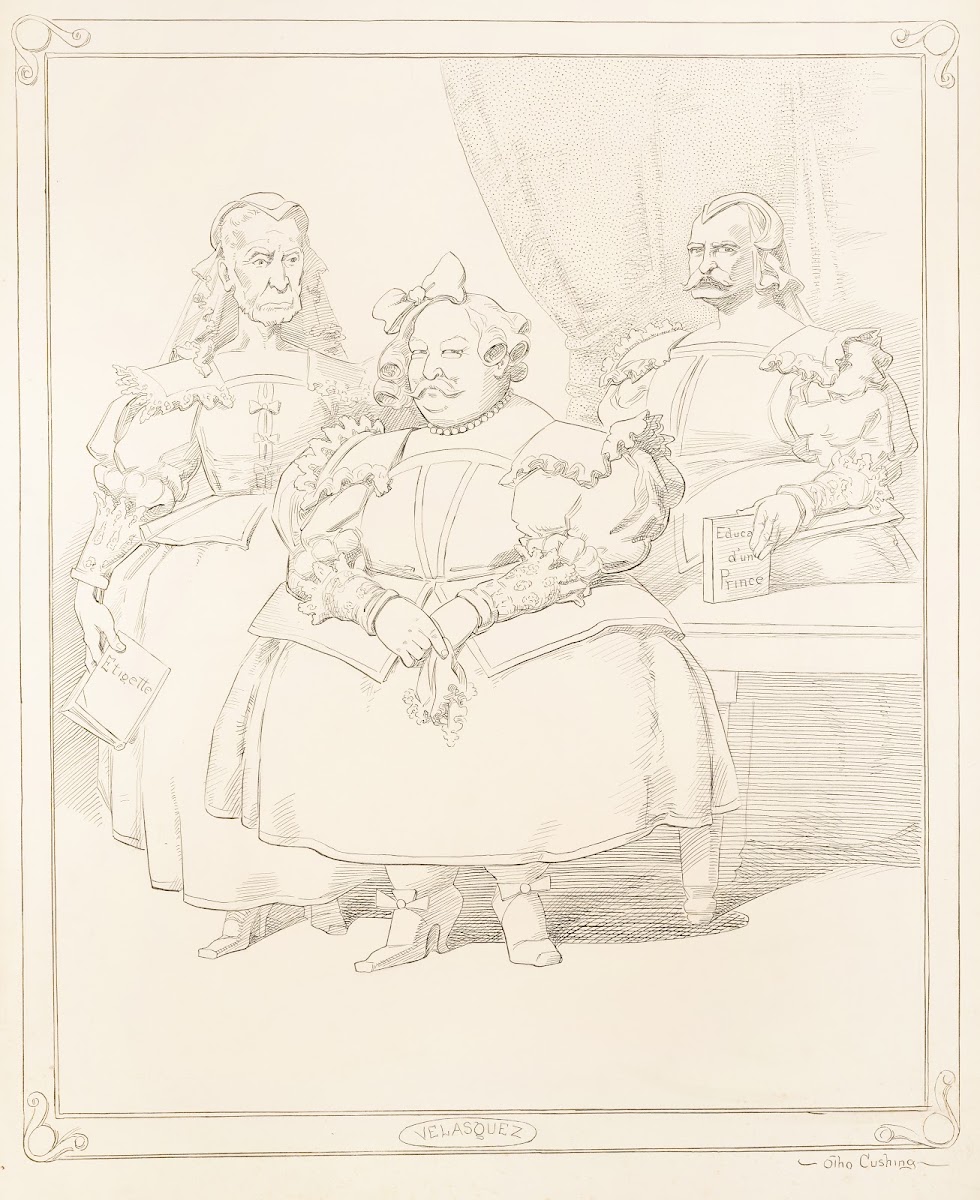 An Infanta And Her Duenas 1910