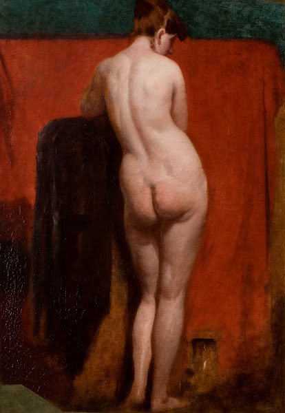 Standing Female Nude Circa 1835 And Circa 1840
