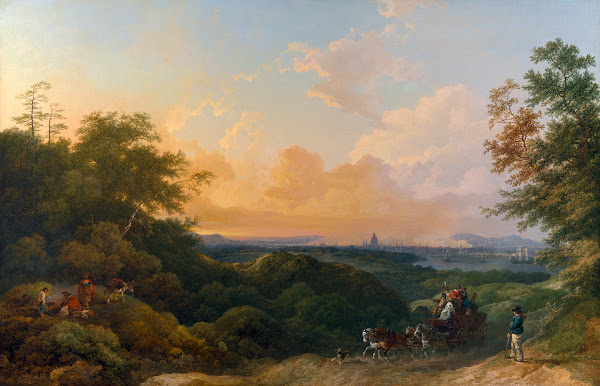 The Evening Coach London in the Distance 1805