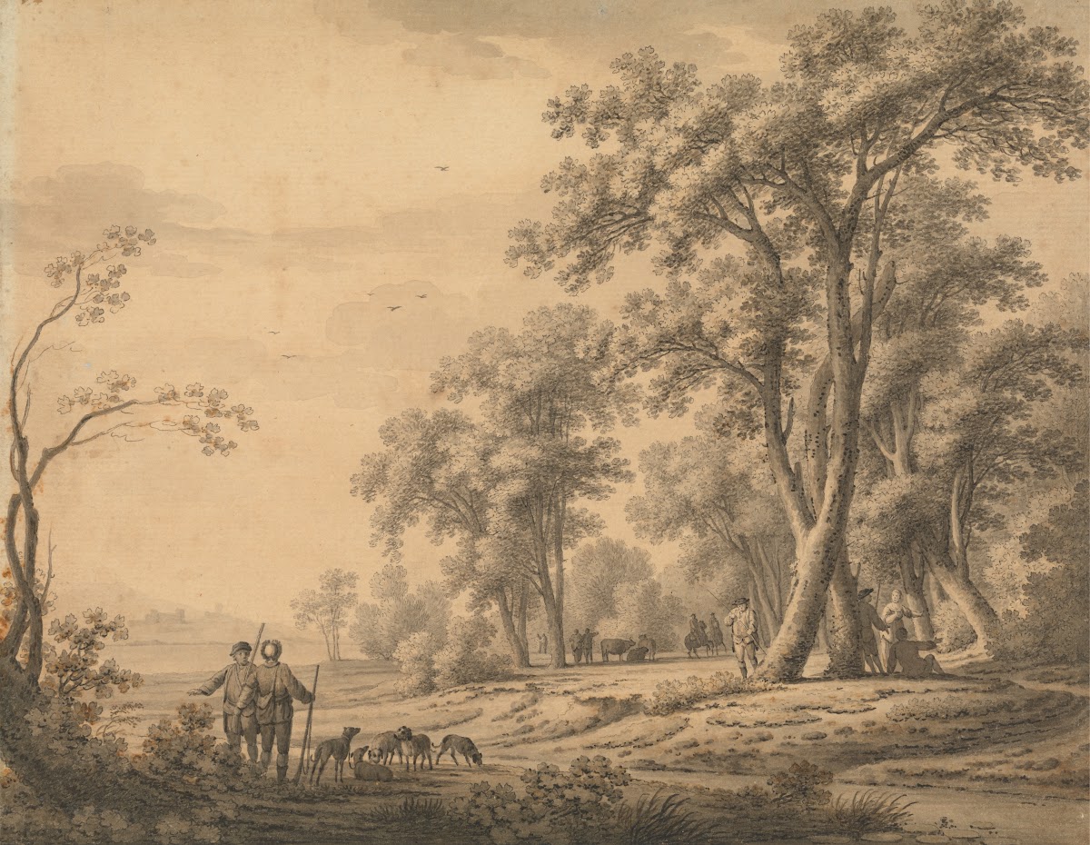 Landscape with Sportsman and Guns 1779