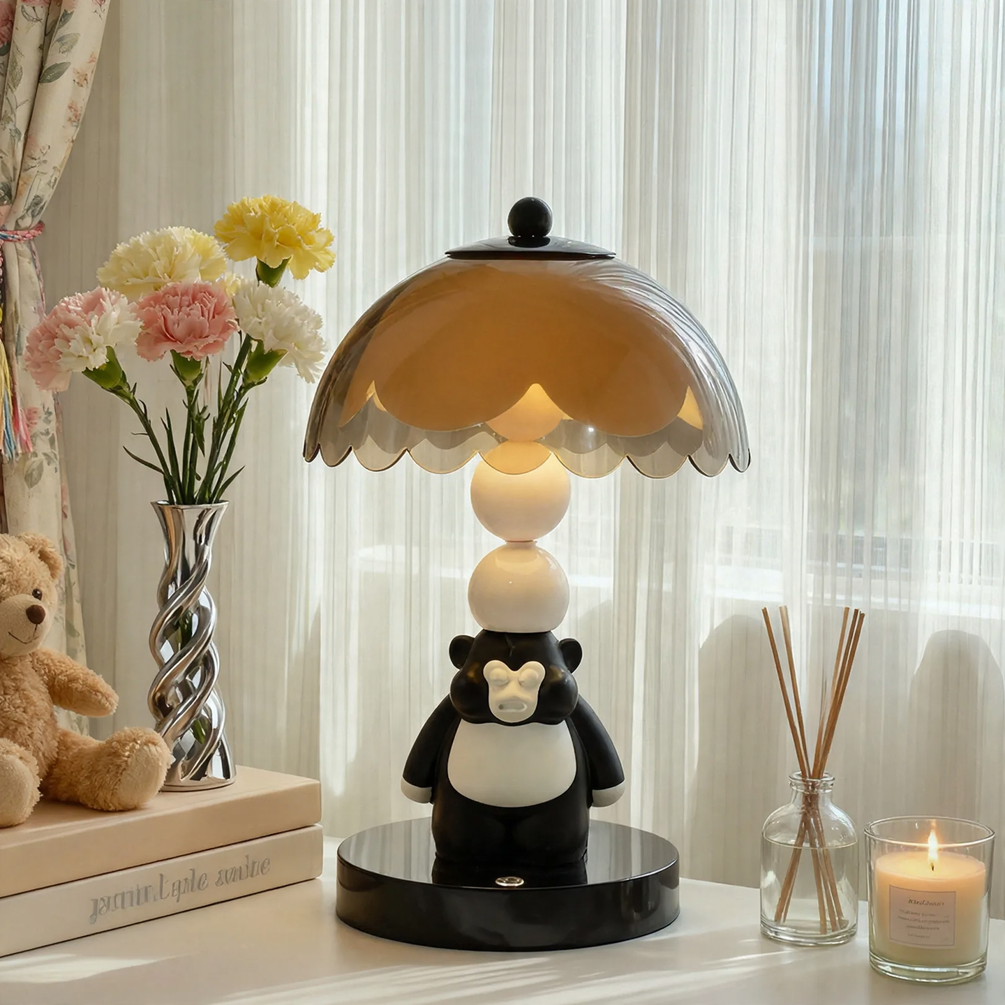 Chimpanzee bedside lamp