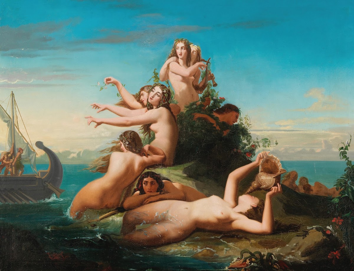 The sirens call for Odysseus 19th century