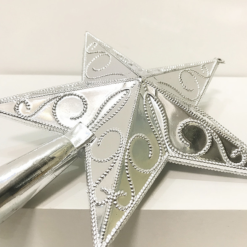 Plastic Christmas tree star, various sizes
