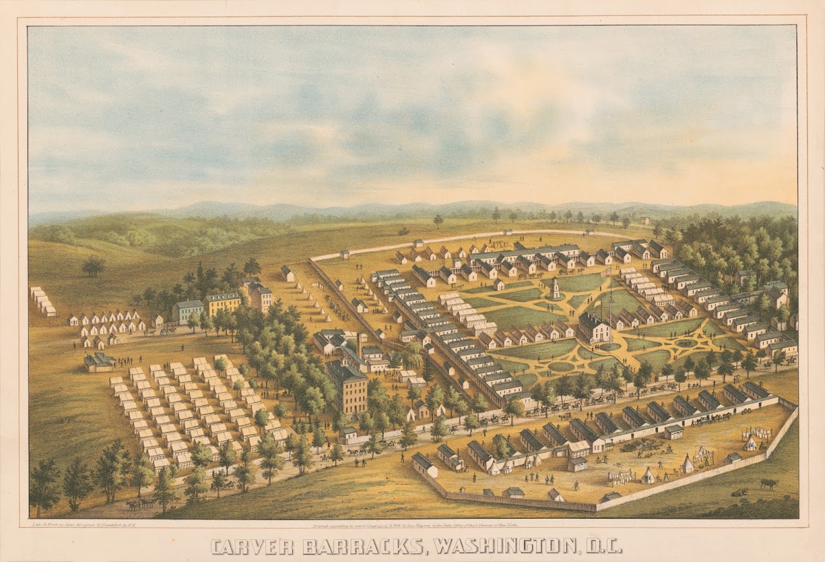 Carver Barracks Washington DC 1864