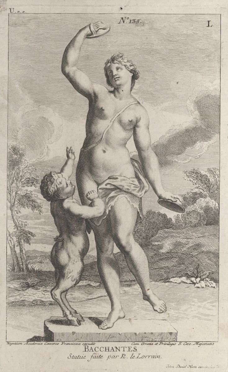 Bacchante En Een Sater 1724