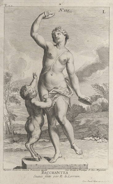 Bacchante En Een Sater 1724