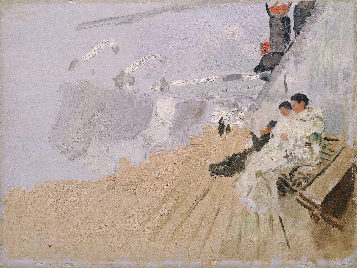 Monks on the Deck 1898