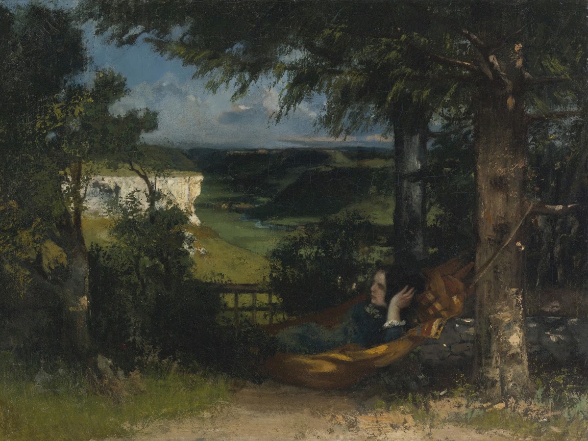 Femme dans un hamac