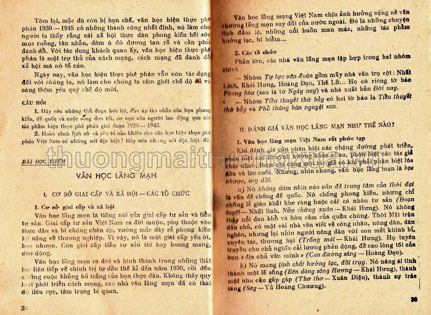 Văn học lớp 11 (1985) - Trang 20