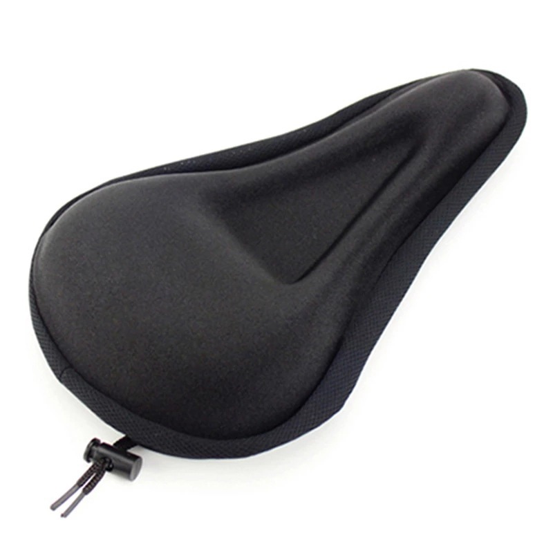 Bicycle saddle cover with 3D padding