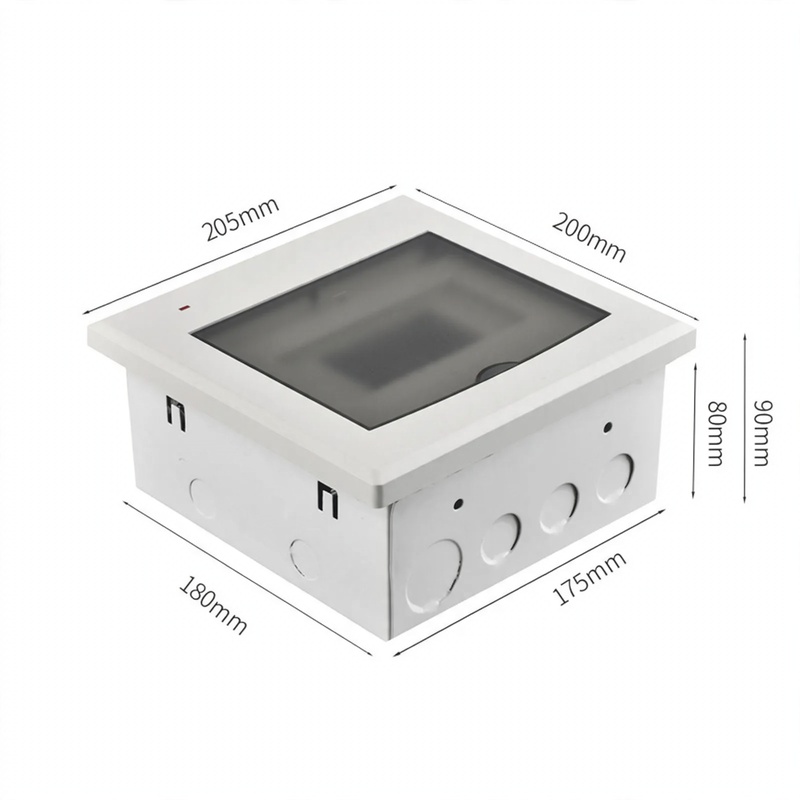 Distribution box for electrical installation, 2–16 circuits