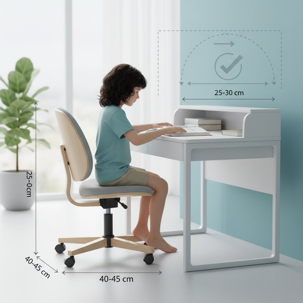 ukuran-kursi-belajar-ergonomis