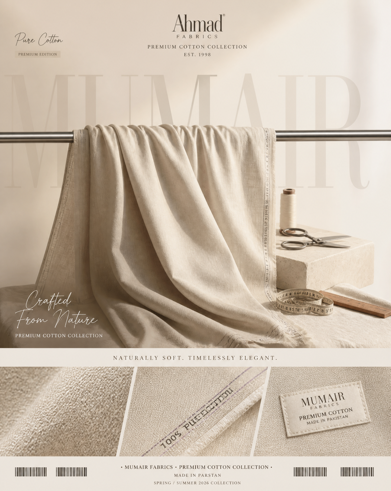 Crea una editorial de lujo de primera calidad