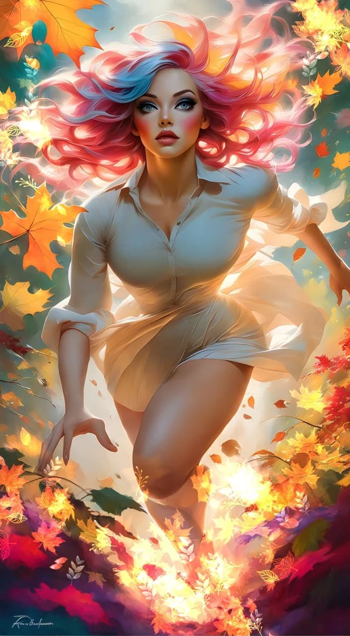Elegante retrato de una mujer