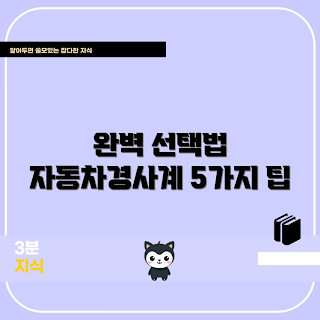 자동차경사계 선택, 2023 자동차 트렌드, 경사계 구매 가이드, 자동차 액세서리, 차량 안전 장비