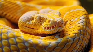 Yellow Snake Wallpaper