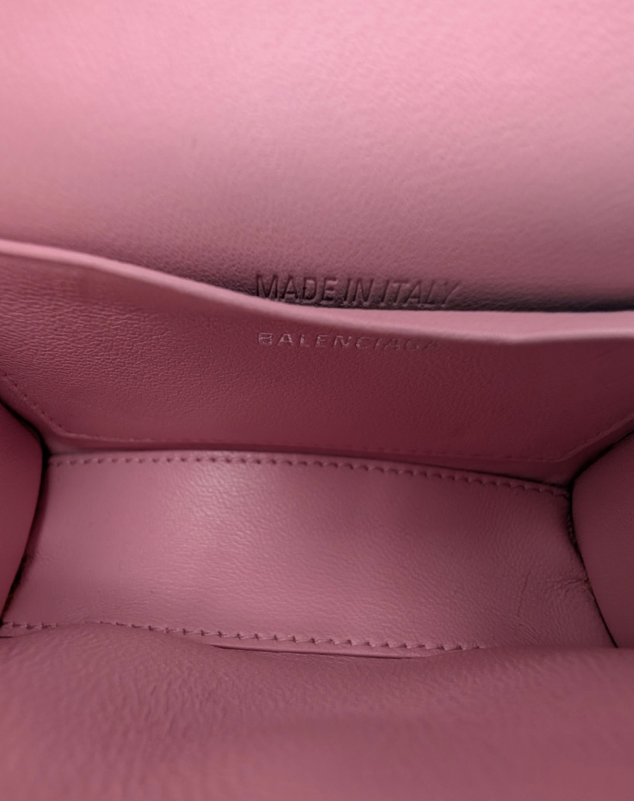 Balenciaga Borsetta Hourglass Mini Rosa – Image 11
