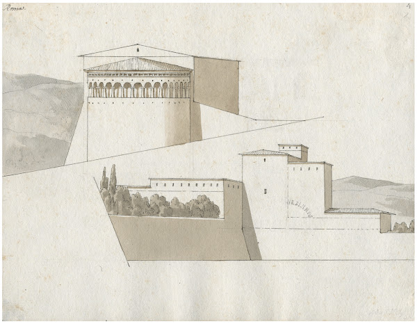 Rome twee gezichten op anonieme gebouwen