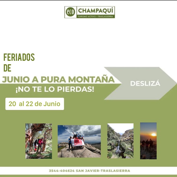 Feriados de Eco Champaquí