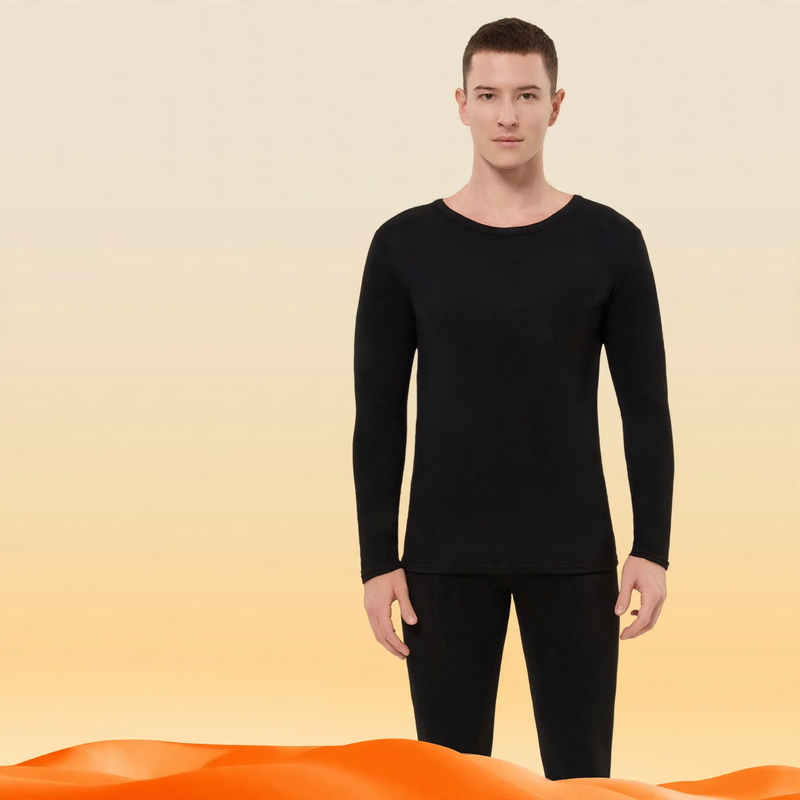 Men's Thermal Set, Cashmere-Silk Blend, warming