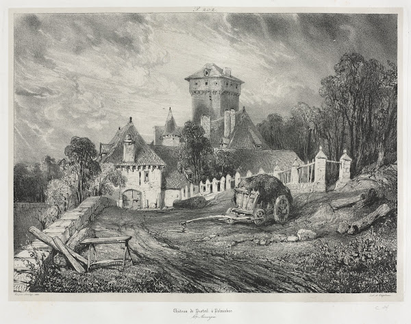 Pesteil Chateau at Polminhac 1832