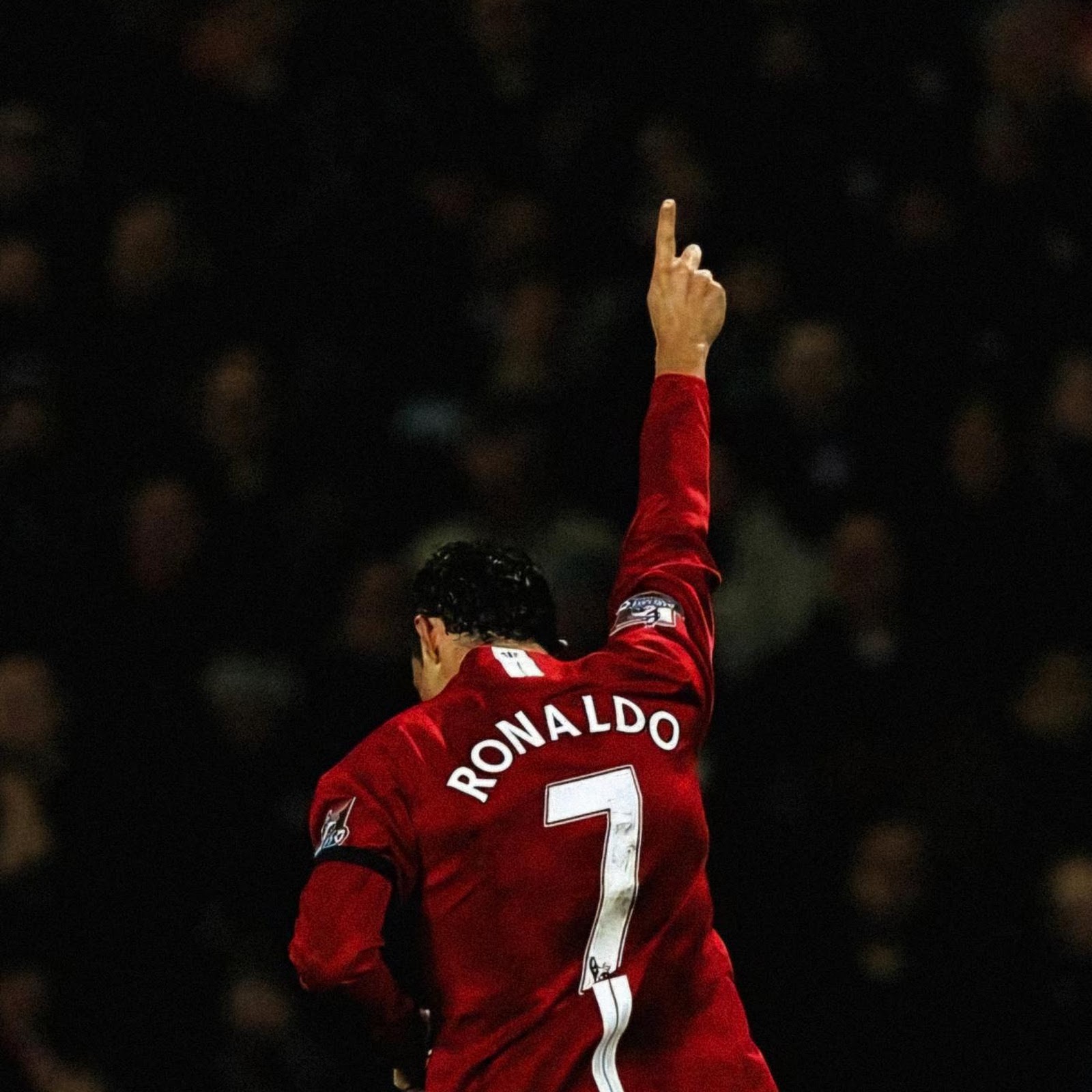 Download Ronaldo Goal Celebration In Red Full HD iPhone