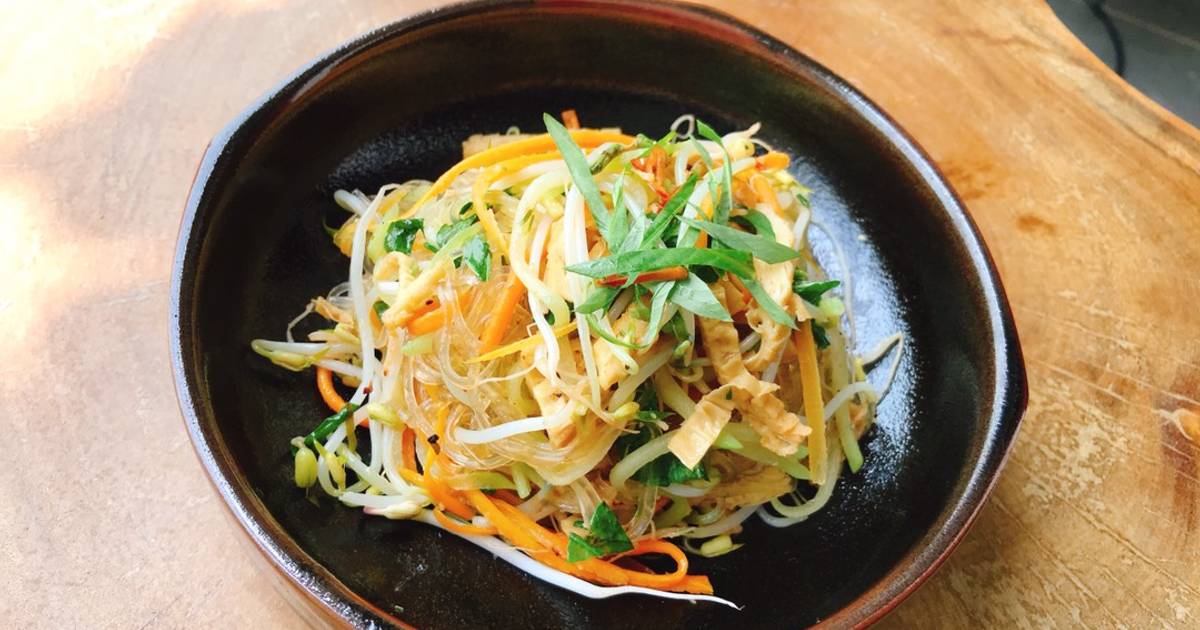 Miến xào rau củ